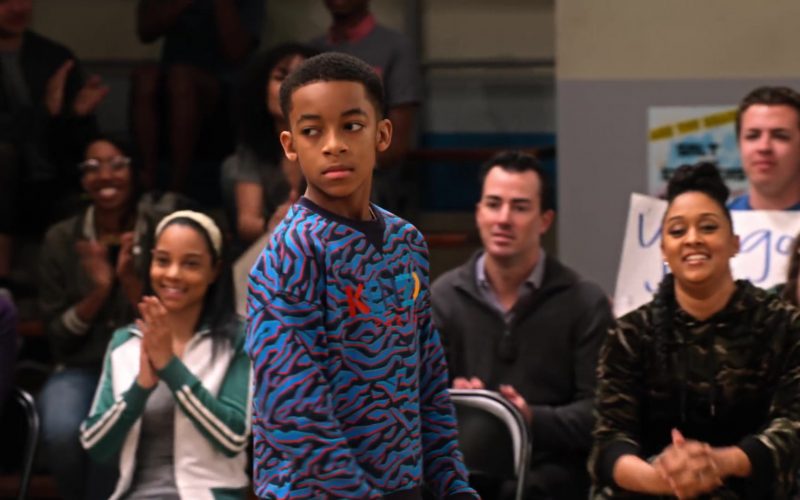 Kenzo Sweatshirt Worn by Isaiah Russell-Bailey as Shaka McKellan in Family Reunion Season 1 Episode 12 Remember the Dance Battle (1)