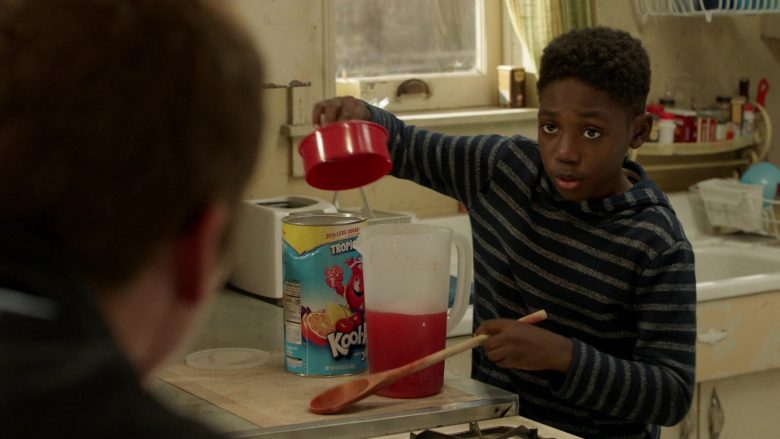 Kool-Aid Drink Enjoyed by Christian Isaiah as Liam Gallagher in Shameless Season 10 Episode 11 Location, Location, Location (2)