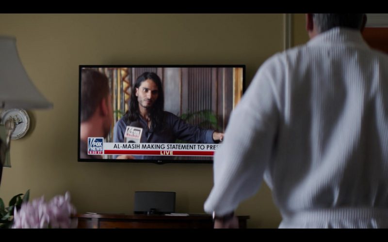LG TV and FOX News in Messiah Season 1 Episode 8 Force Majeure