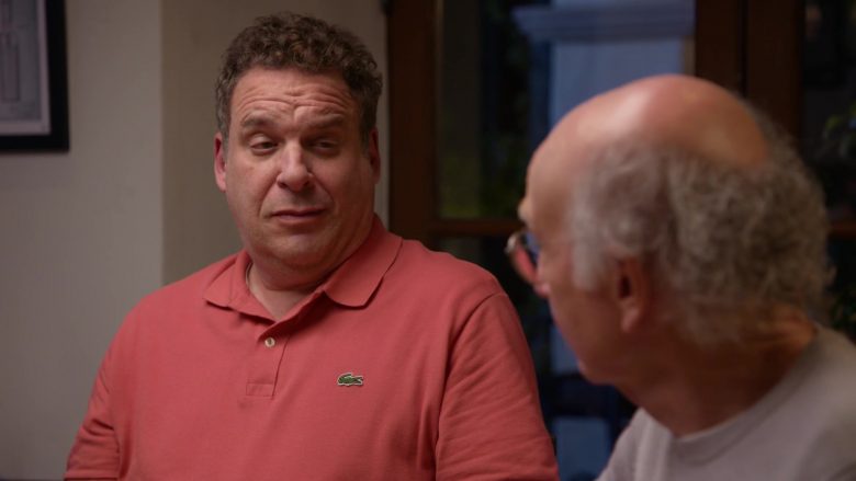 Lacoste Pink Polo Shirt Worn by Jeff Garlin in Curb Your Enthusiasm Season 10 Episode 2 (1)