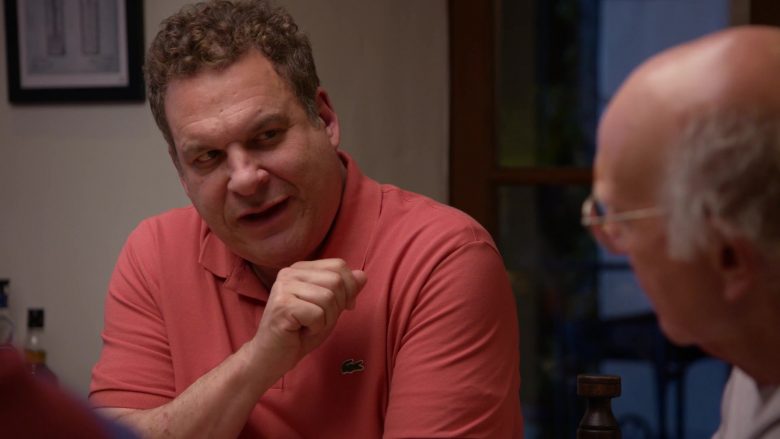 Lacoste Pink Polo Shirt Worn by Jeff Garlin in Curb Your Enthusiasm Season 10 Episode 2 (2)