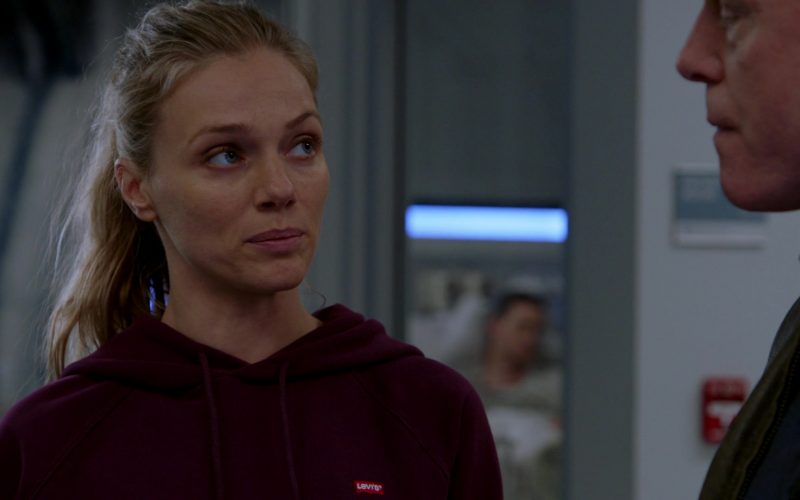 Levi's Hoodie Worn by Tracy Spiridakos as Detective Hailey Upton in Chicago P.D. Season 7 Episode 10 Mercy (4)