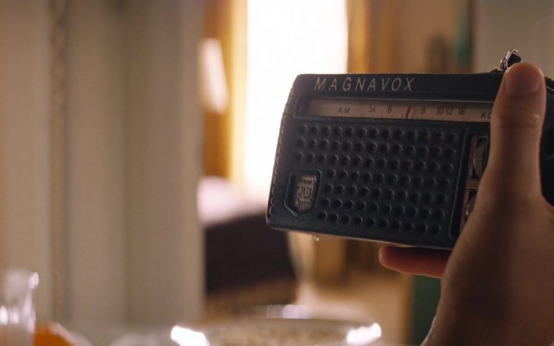 Magnavox Portable Radio Held by Caitriona Balfe as Mollie Miles in Ford v Ferrari (2019)