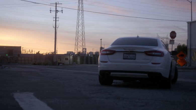 Maserati Quattroporte White Car Driven by Natalia Guslistaya in Acceleration Movie (4)