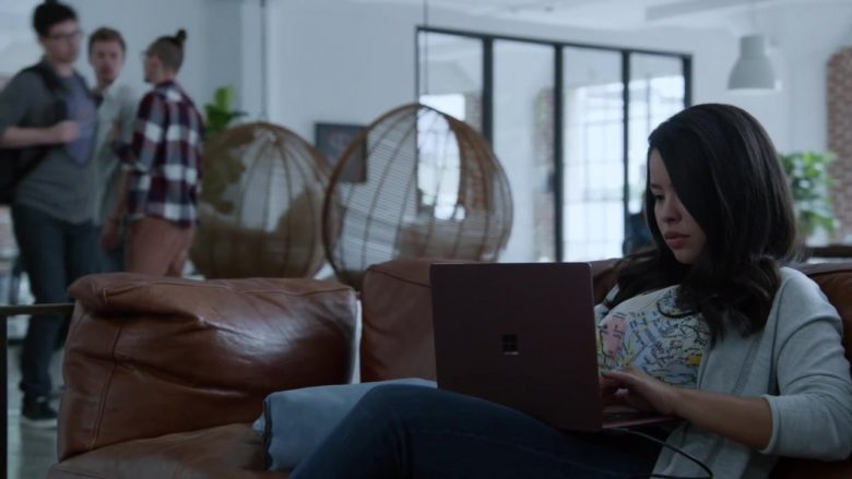Microsoft Surface Laptop Computer in Good Trouble Season 2 Episode 12 Gumboot Becky (2020)