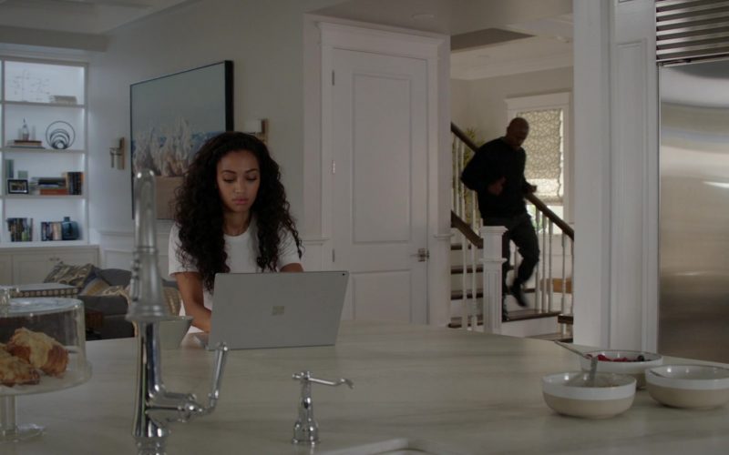 Microsoft Surface Laptop Used by Samantha Logan as Olivia Baker in All American Season 2 Episode 9 One of Them Nights (1)