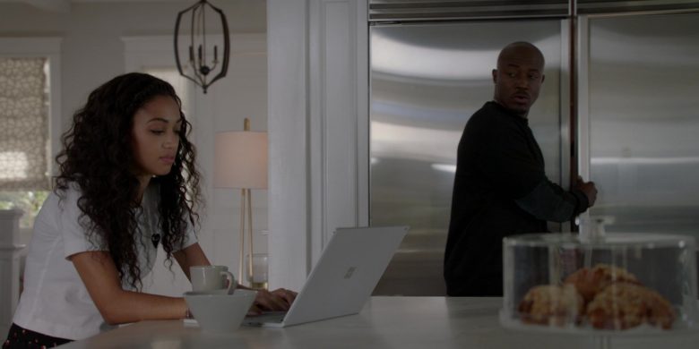 Microsoft Surface Laptop Used by Samantha Logan as Olivia Baker in All American Season 2 Episode 9 One of Them Nights (2)