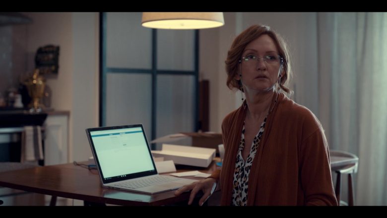 Microsoft Surface Laptop Used by Svetlana Efremova as Dasha Fedorova in Spinning Out Season 1 Episode 8 Hell Is Real (2)