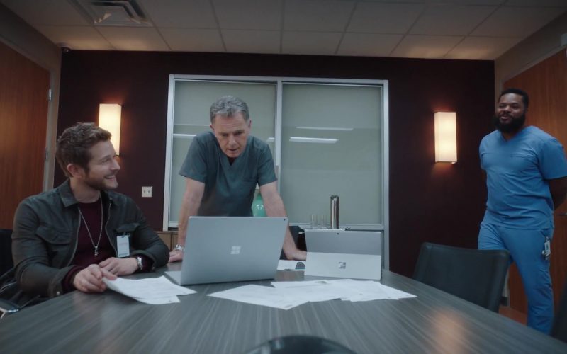 Microsoft Surface Laptop and Tablet in The Resident Season 3 Episode 13 How Conrad Gets His Groove Back (1)