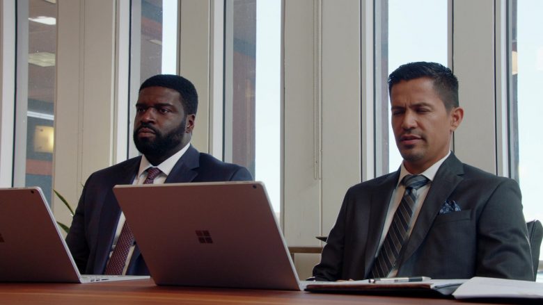 Microsoft Surface Laptops Used by Stephen Hill & Jay Hernandez in Magnum P.I. Season 2 Episode 13 Mondays Are for Murder (2)
