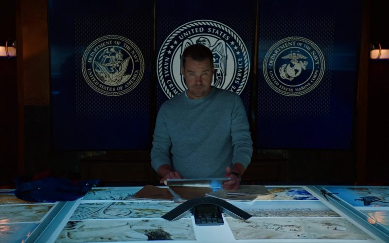 Microsoft Surface Tablet Held by Chris O'Donnell as Special Agent G. Callen in NCIS Los Angeles Season 11 Episode 13 High Societ (1)