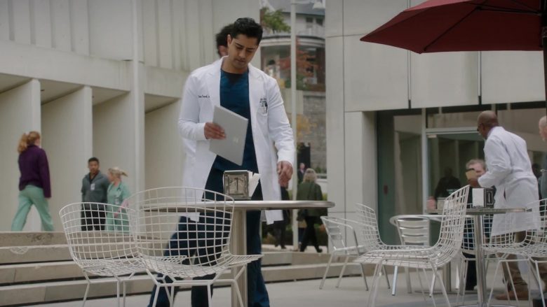 Microsoft Surface Tablet Held by Manish Dayal as Devon Pravesh in The Resident Season 3 Episode 12 Best Laid Plans (2)