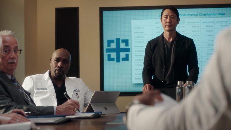 Microsoft Surface Tablet Used by Morris Chestnut as Neurosurgeon Barrett Cain in The Resident Season 3 Episode 11 Free Fall