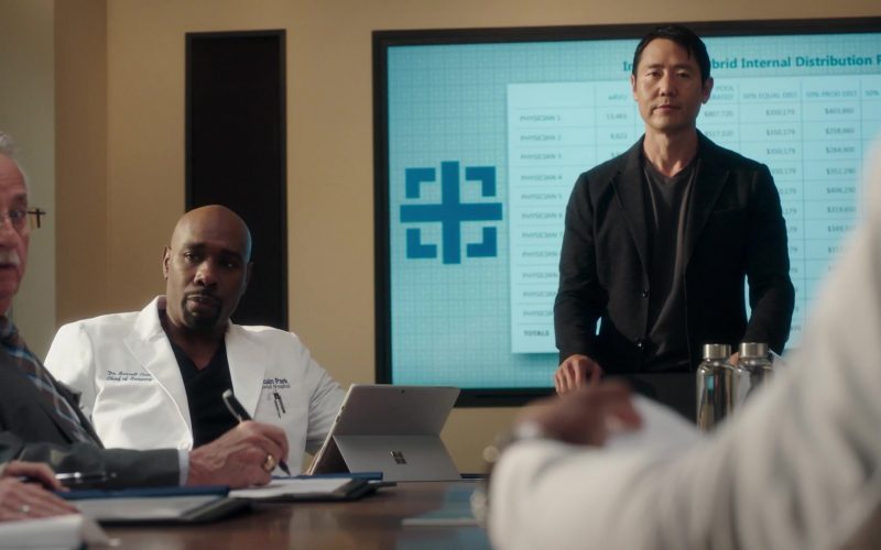 Microsoft Surface Tablet Used by Morris Chestnut as Neurosurgeon Barrett Cain in The Resident Season 3 Episode 11 Free Fall