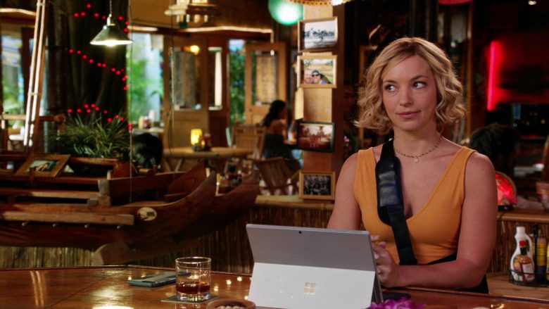 Microsoft Surface Tablet Used by Perdita Rose Annunziata Weeks as Juliet Higgins in Magnum P.I. Season 2 Episode 13 (6)