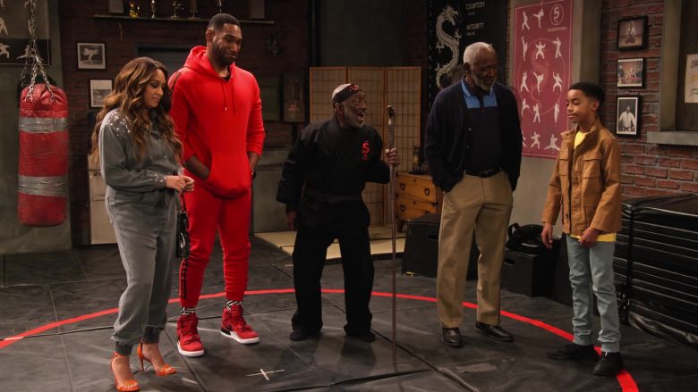 Nike Red Sneakers Worn by Anthony Alabi as Moz McKellan in Family Reunion Season 1 Episode 16 (1)