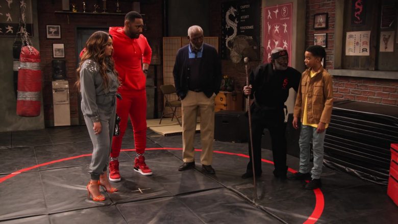 Nike Red Sneakers Worn by Anthony Alabi as Moz McKellan in Family Reunion Season 1 Episode 16 (2)