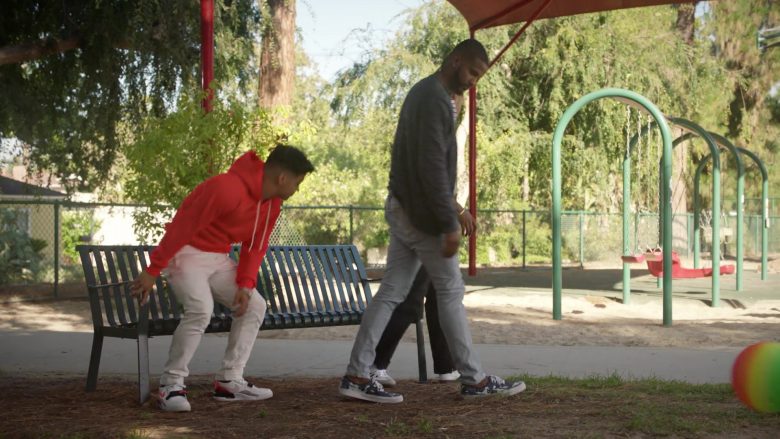 Nike Sneakers Worn by Jordan Buhat as Vivek Shah in Grown-ish Season 3 Episode 2 Damn (2)
