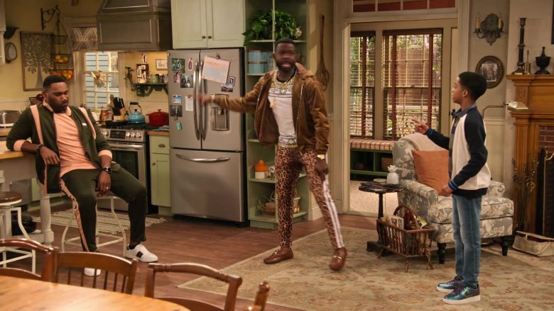 Nike Sparkly Sneakers Worn by Isaiah Russell-Bailey as Shaka McKellan in Family Reunion Season 1 Episode 14