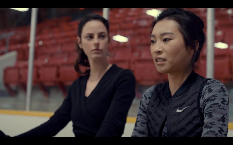 Nike Vest Worn by Amanda Zhou as Jenn in Spinning Out Season 1 Episode 1 Now Entering Sun Valley (3)