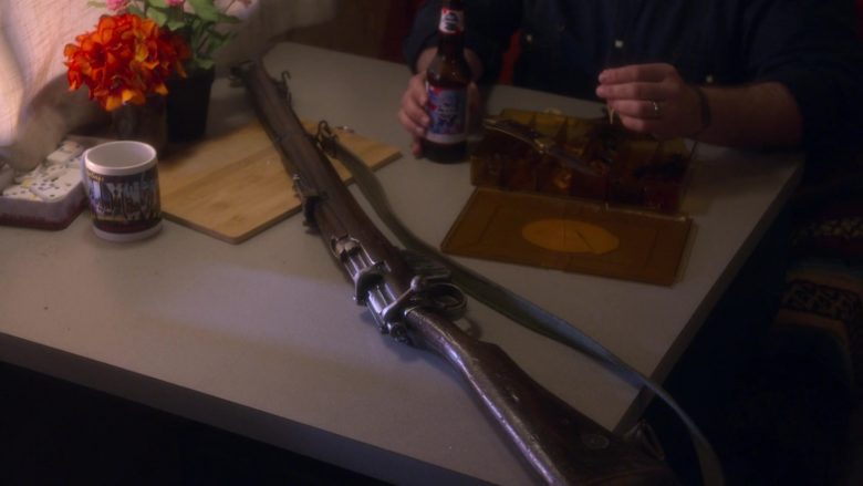 Pabst Blue Ribbon Beer Bottle in AJ and the Queen Season 1 Episode 6 Little Rock (2020)
