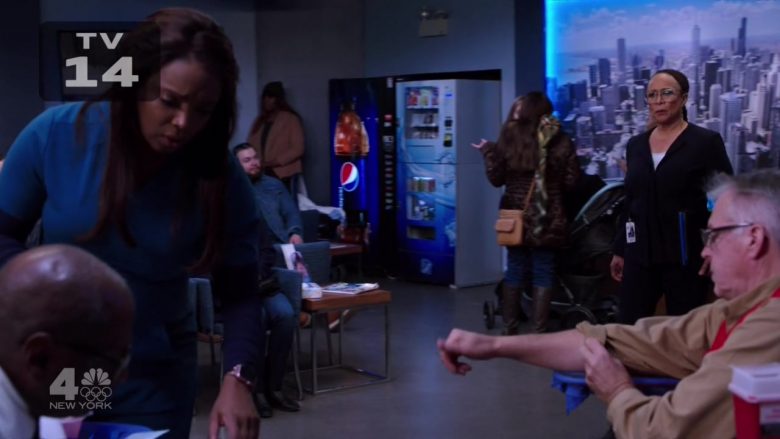 Pepsi Vending Machine in Chicago Med Season 5 Episode 12 Leave the Choice to Solomon (2020)