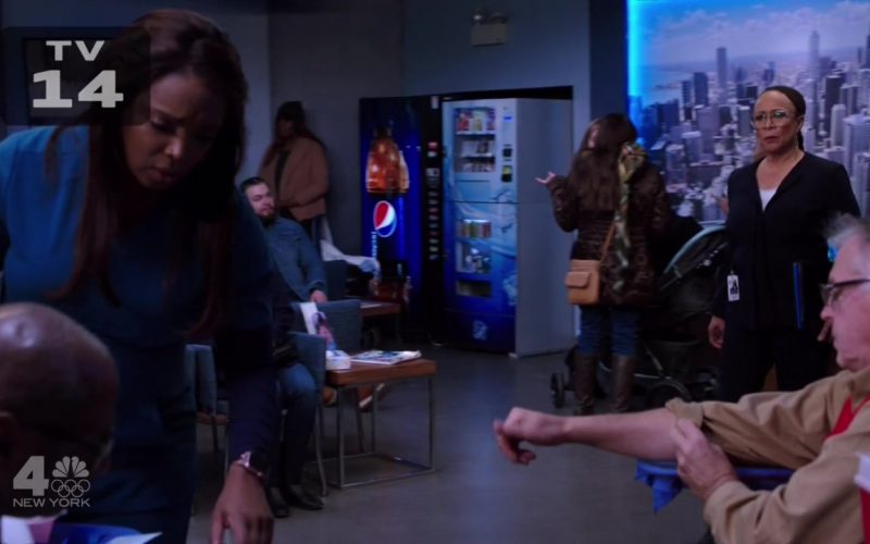 Pepsi Vending Machine in Chicago Med Season 5 Episode 12 Leave the Choice to Solomon (2020)