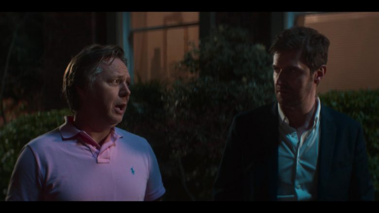 Ralph Lauren Pink Polo Shirt Worn by Shaun Dooley as Tripp in The Stranger Episode 3 (1)