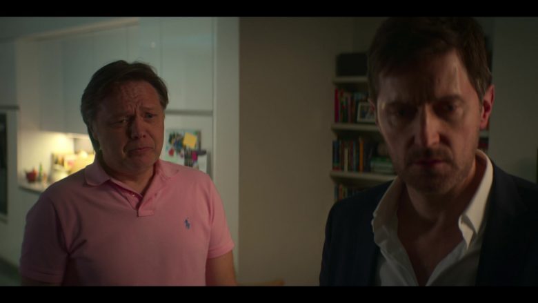 Ralph Lauren Pink Polo Shirt Worn by Shaun Dooley as Tripp in The Stranger Episode 3 (2)