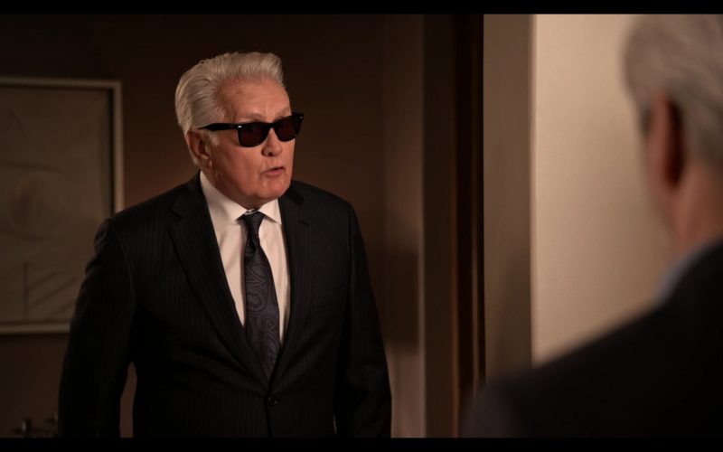 Ray-Ban Sunglasses Worn by Martin Sheen as Robert in Grace and Frankie Season 6 Episode 8 The Short Rib (1)