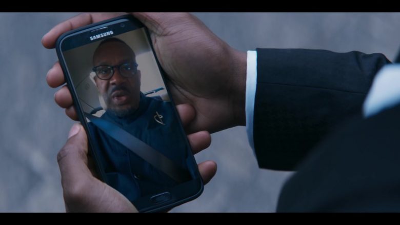 Samsung Galaxy Mobile Smartphone Used by Tosin Cole as Ryan Sinclair in Doctor Who Season 12 Episode 2 Spyfall, Part 2 (2)