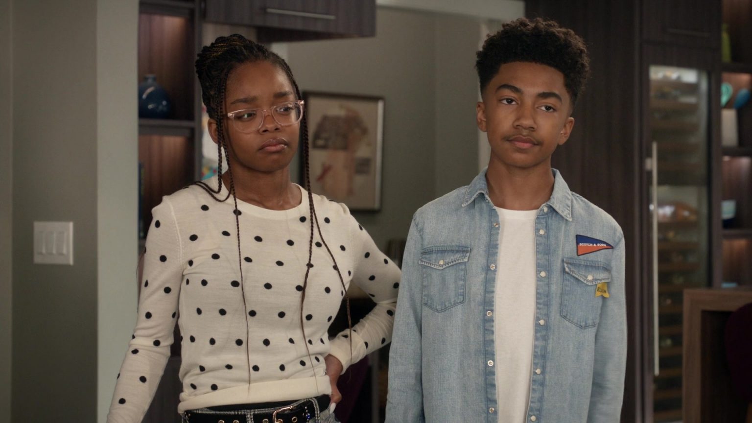 Scotch & Soda Denim Jacket Worn By Miles Brown As Jack In Black-ish 