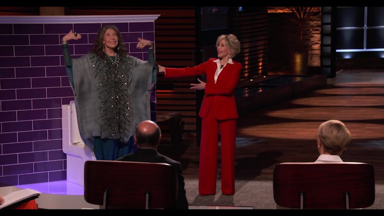Shark Tank American Business Reality Television Series in Grace and Frankie Season 6 Episode 12 (10)