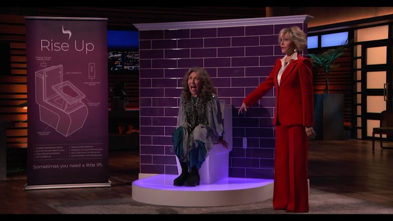 Shark Tank American Business Reality Television Series in Grace and Frankie Season 6 Episode 12 (8)