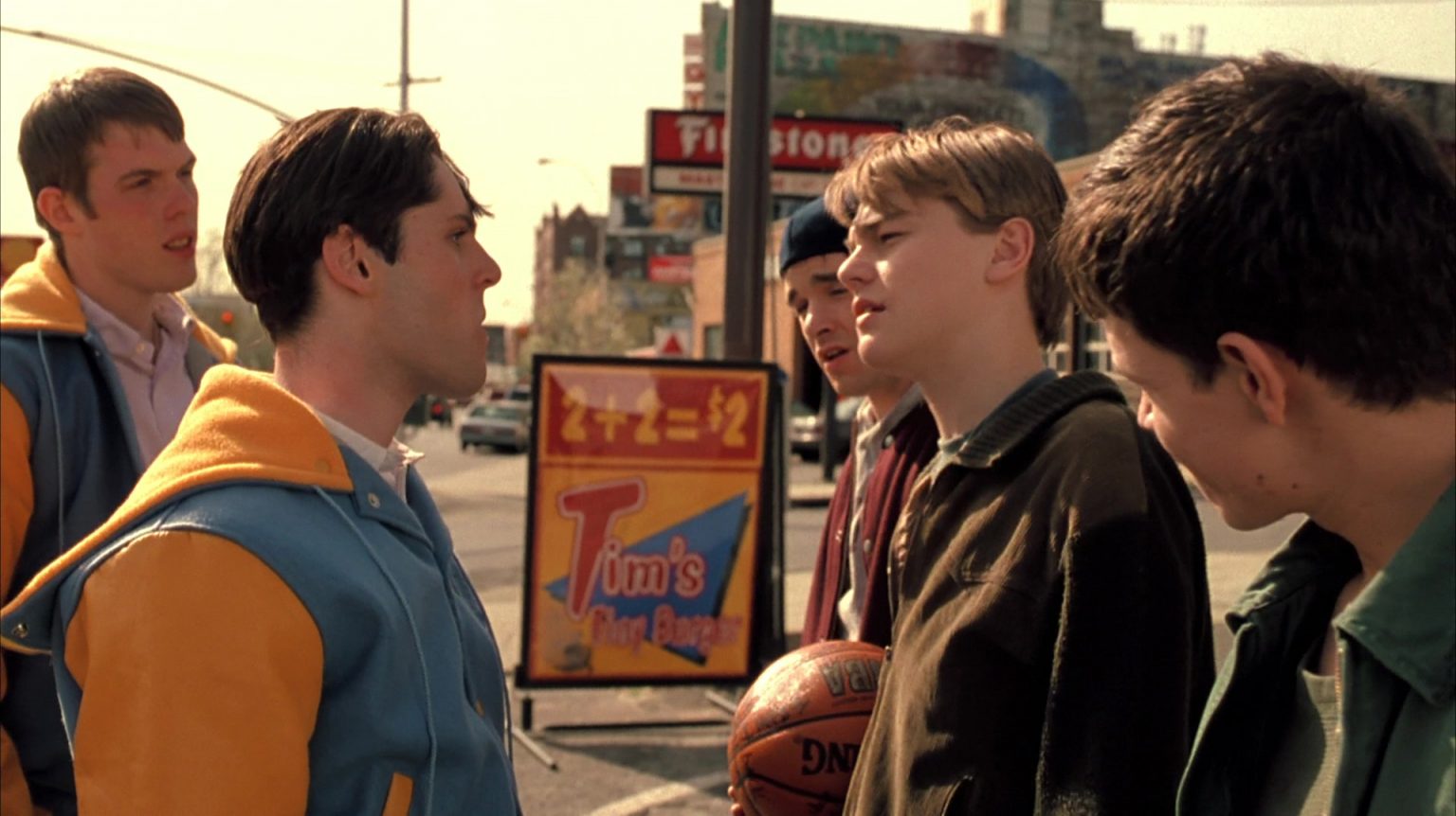 Spalding Basketball Held By Leonardo DiCaprio As Jim Carroll In The
