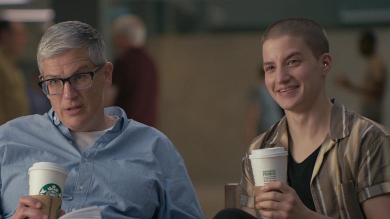 Starbucks Coffee Enjoyed by Abby McEnany & Theo Germaine in Work in Progress Season 1 Episode 5 (3)