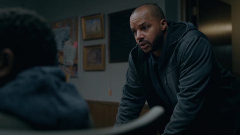 The North Face Hoodie Worn by Donald Faison as Alex Evans in Emergence Season 1 Episode 11 Applied Sciences