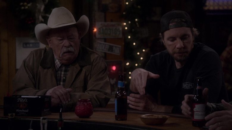 Tito's Handmade Vodka and Budweiser Beer in The Ranch Season 4 Episode 20 (2)