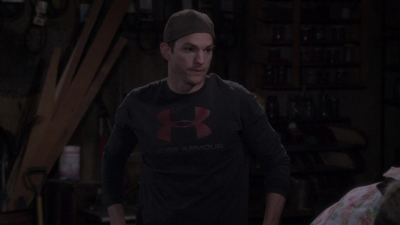 Under Armour T-Shirt Worn by Ashton Kutcher as Colt Reagan Bennett in The Ranch Season 4 Episode 12 (2)