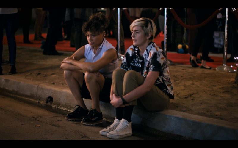 Vans All-White Sneakers Worn by Jacqueline Toboni as Sarah Finley in The L Word Generation Q Season 1 Episode 8 (2020)