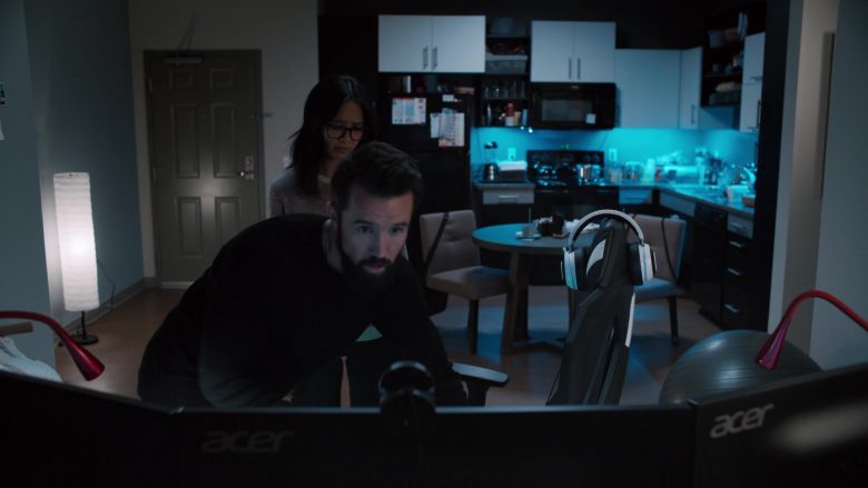 Acer Monitors Used by Rob McElhenney as Ian Grimm in Mythic Quest Raven’s Banquet Season 1 Episode 9 Blood Ocean (2020)