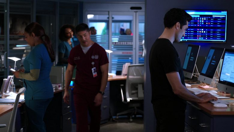 Apple iMac Computers in Chicago Med Season 5 Episode 13 Pain Is for the Living (1)