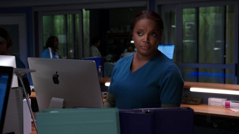 Apple iMac Computers in Chicago Med Season 5 Episode 13 Pain Is for the Living (4)