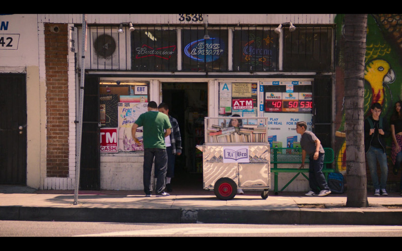 Budweiser, Bud Light and Corona Signs in Gentefied S01E09 Protest Tacos (2020)