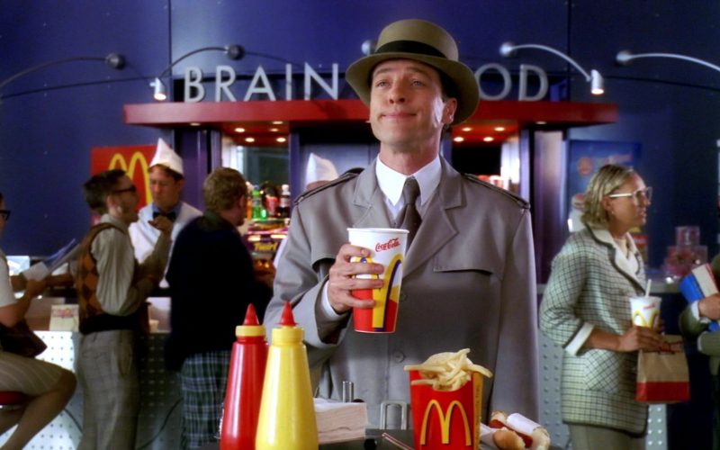 Coca-Cola Soda and McDonald’s Food Enjoyed by French Stewart in Inspector Gadget 2 (2)