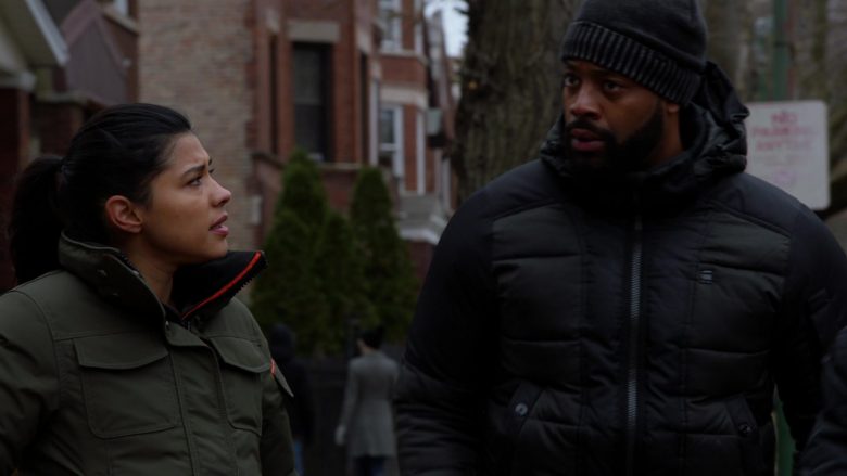 G-Star RAW Jacket Worn by LaRoyce Hawkins as Officer Kevin Atwater in Chicago P.D. Season 7 Episode 13 I Was Here (2)