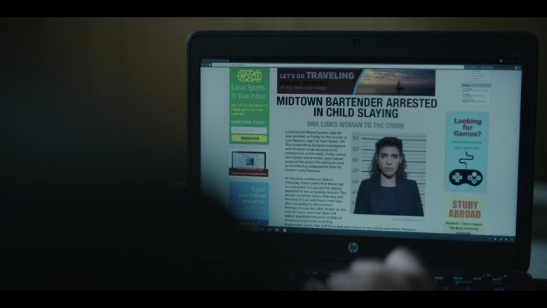 HP Laptop Computer in The Outsider Season 1 Episode 5 Tear-Drinker