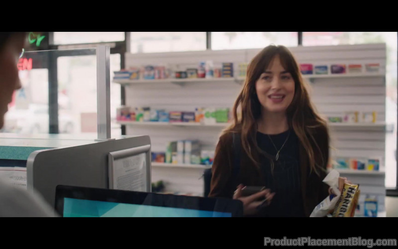 Haribo Gummy Candy Held by Dakota Johnson as Maggie Sherwood in High Note (2019)