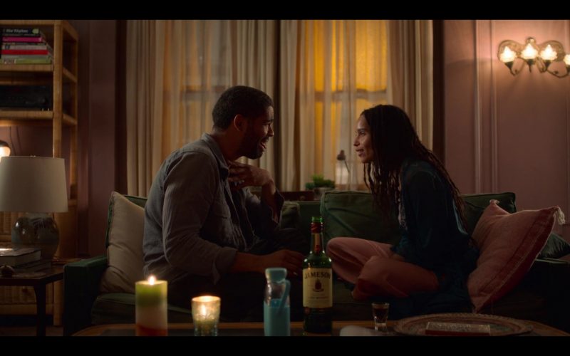 Jameson Irish Whiskey Enjoyed by Zoë Kravitz and Kingsley Ben-Adir in High Fidelity Season 1 Episode 1 Top Five Heartb