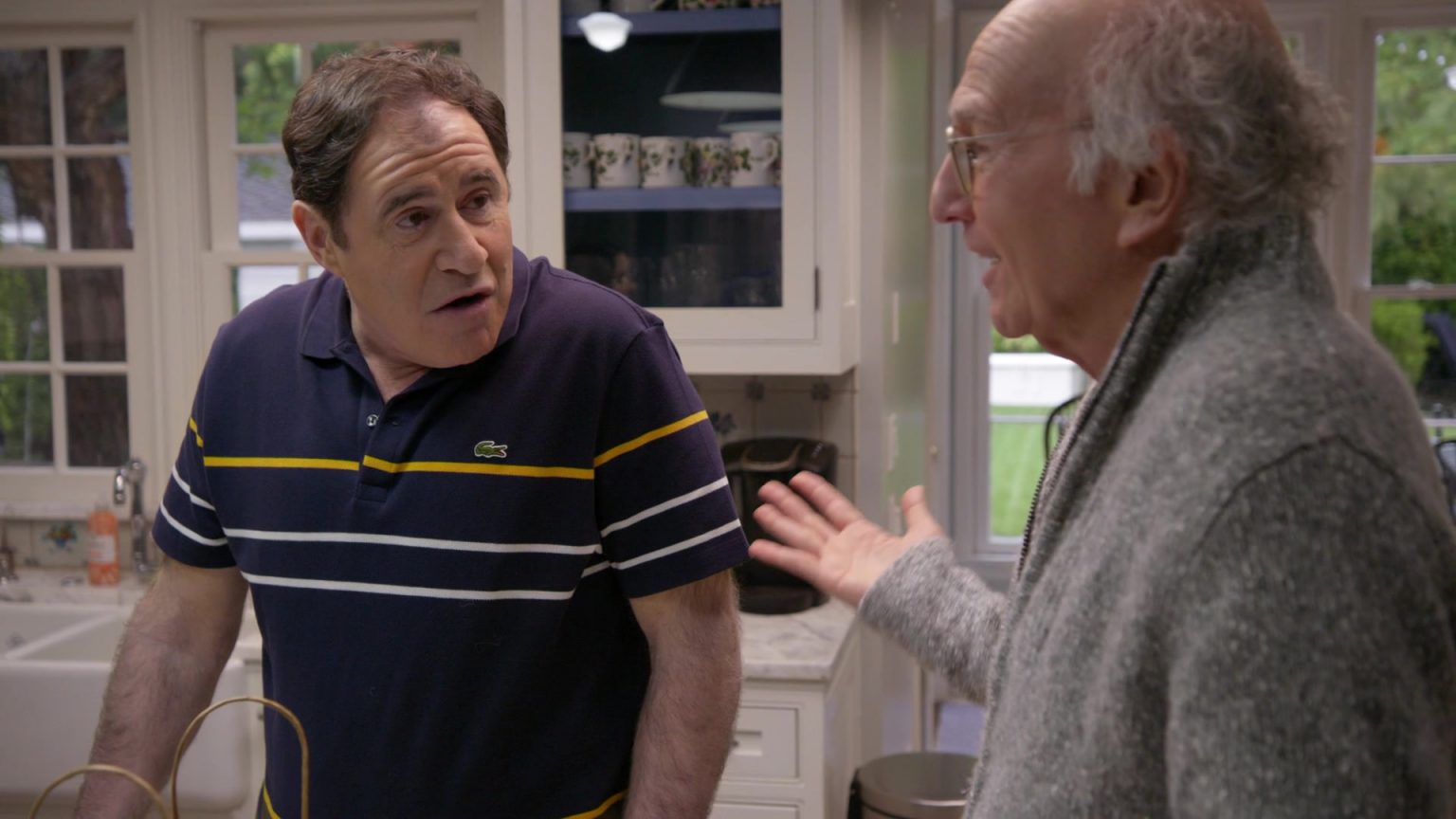 Lacoste Polo Shirt Worn By Richard Kind In Curb Your Enthusiasm Season 10 Episode 3 "Artificial